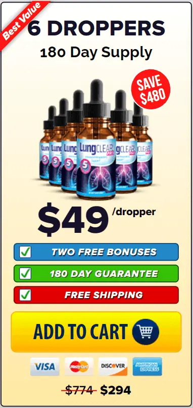 lung clear pro 6 bottles price